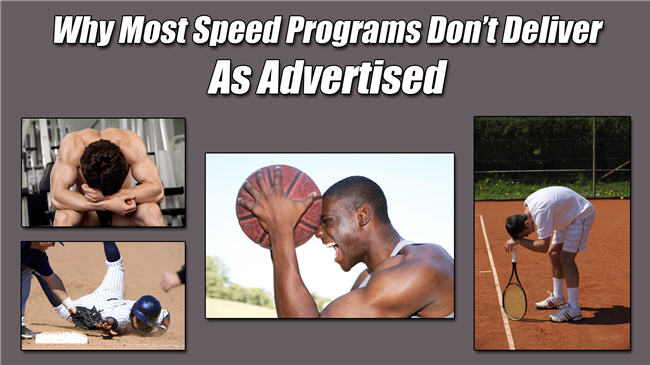Why speed training programs are not working