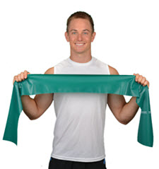 green resistance exercise band