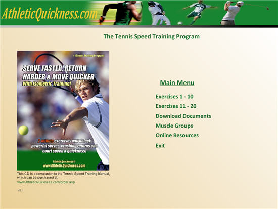 The Tennis Speed CD Home Page