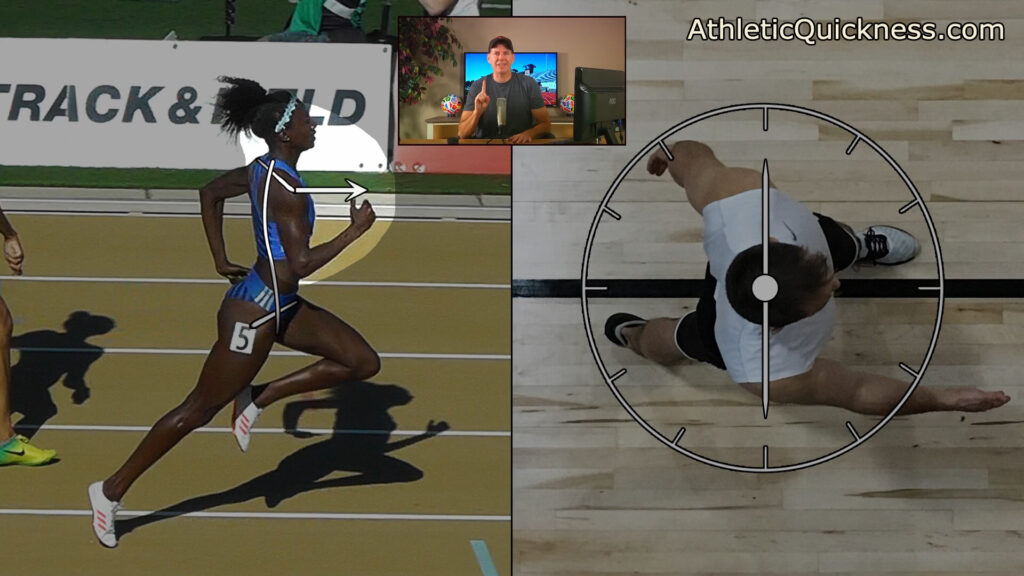 purpose of arms in sprinting