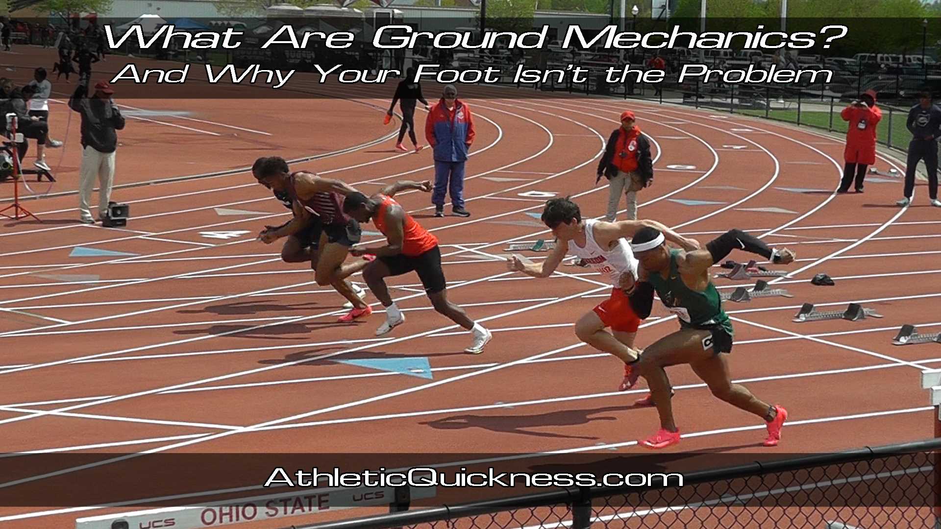 ground mechanics in sprinting