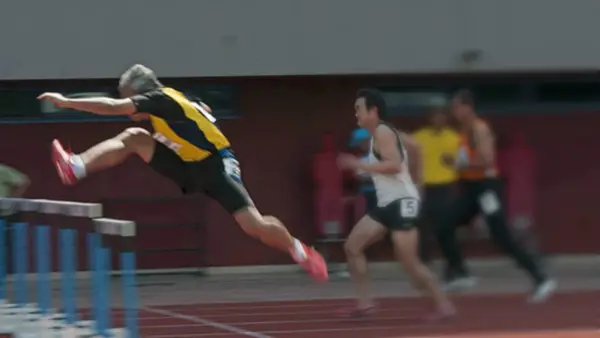 50 year old masters sprinter