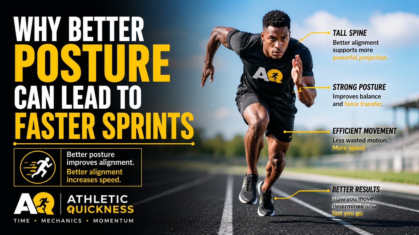 better posture for sprinting