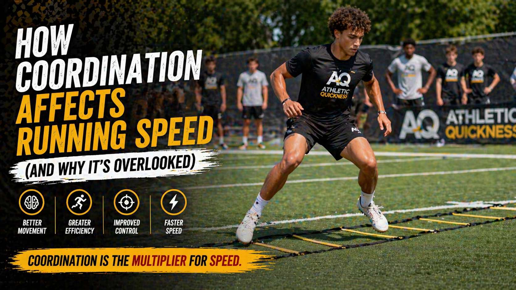 how coordination affects running speed