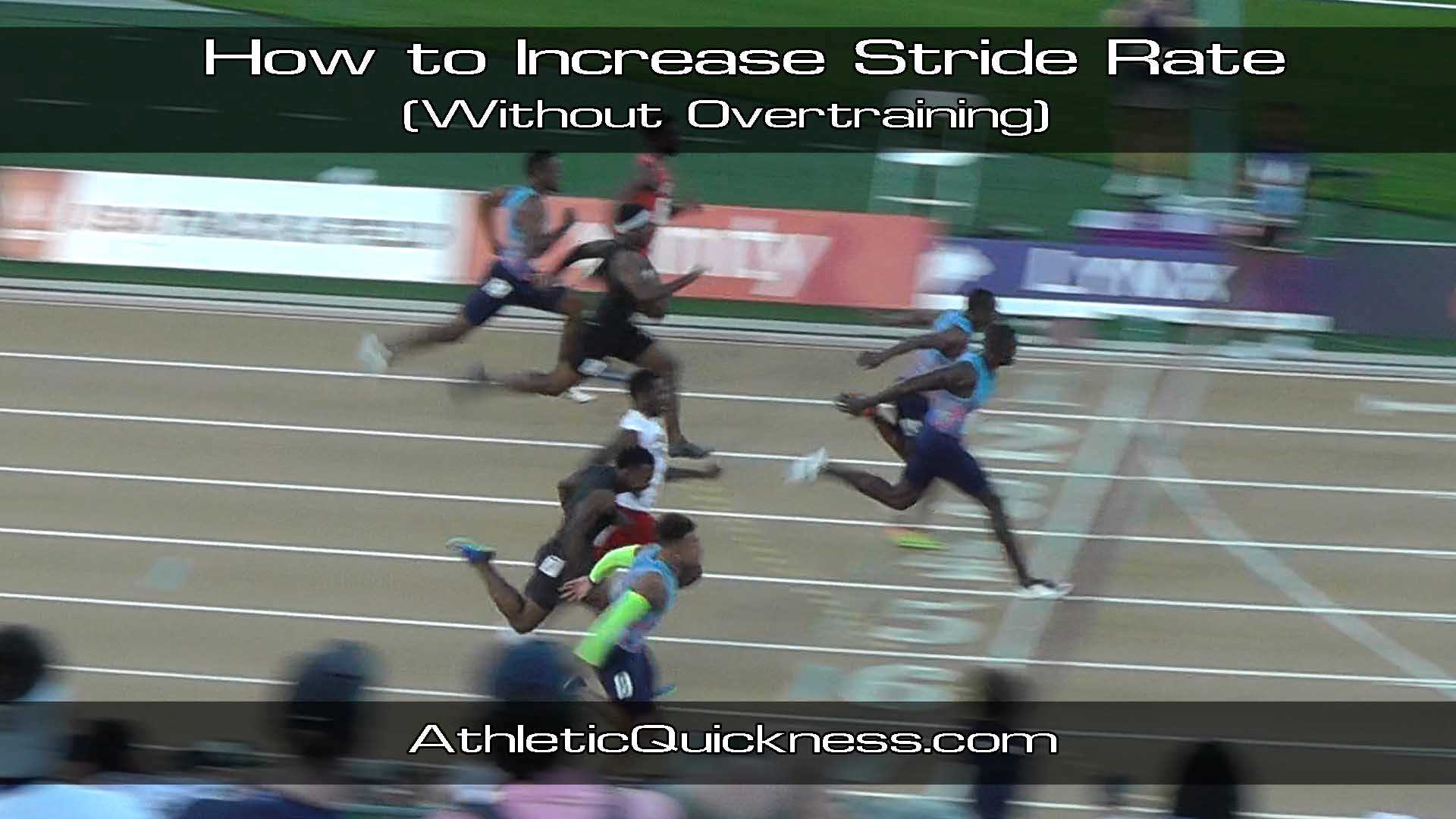 how to increase stride rate