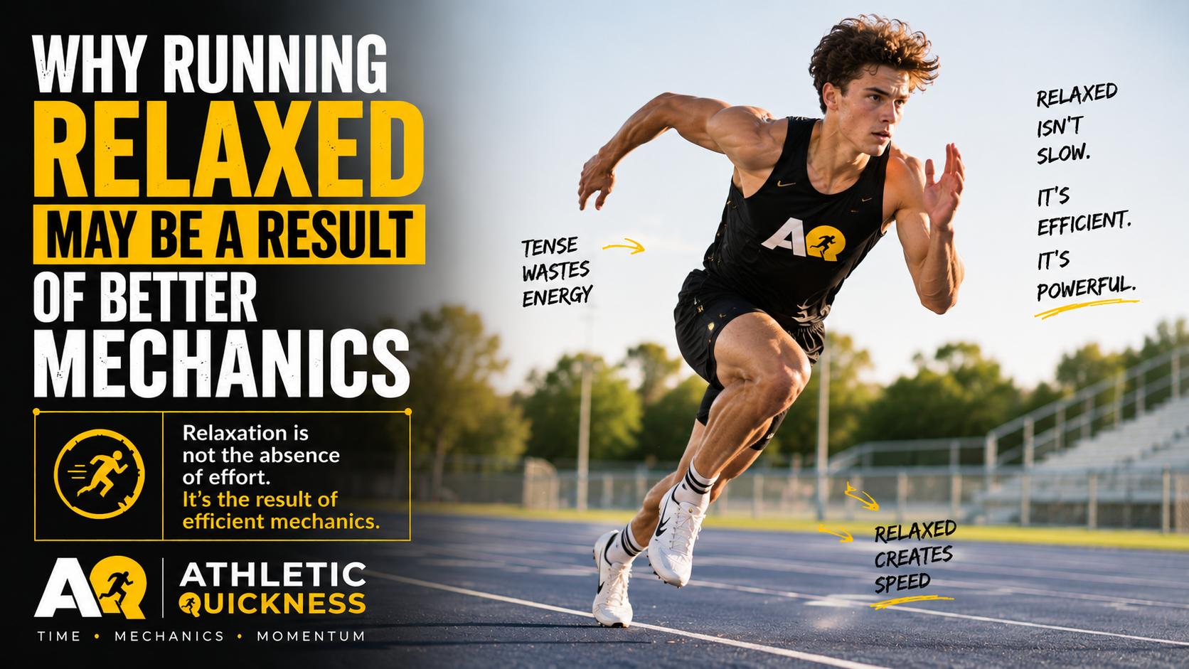 running relaxed for faster running
