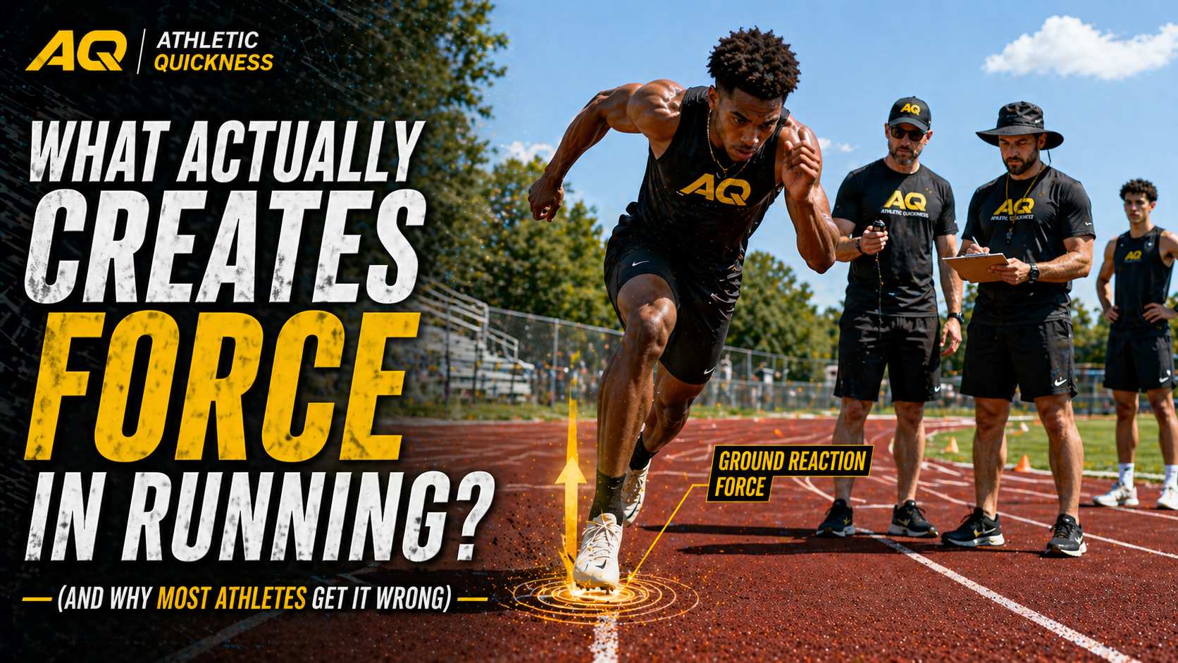 force for running speed