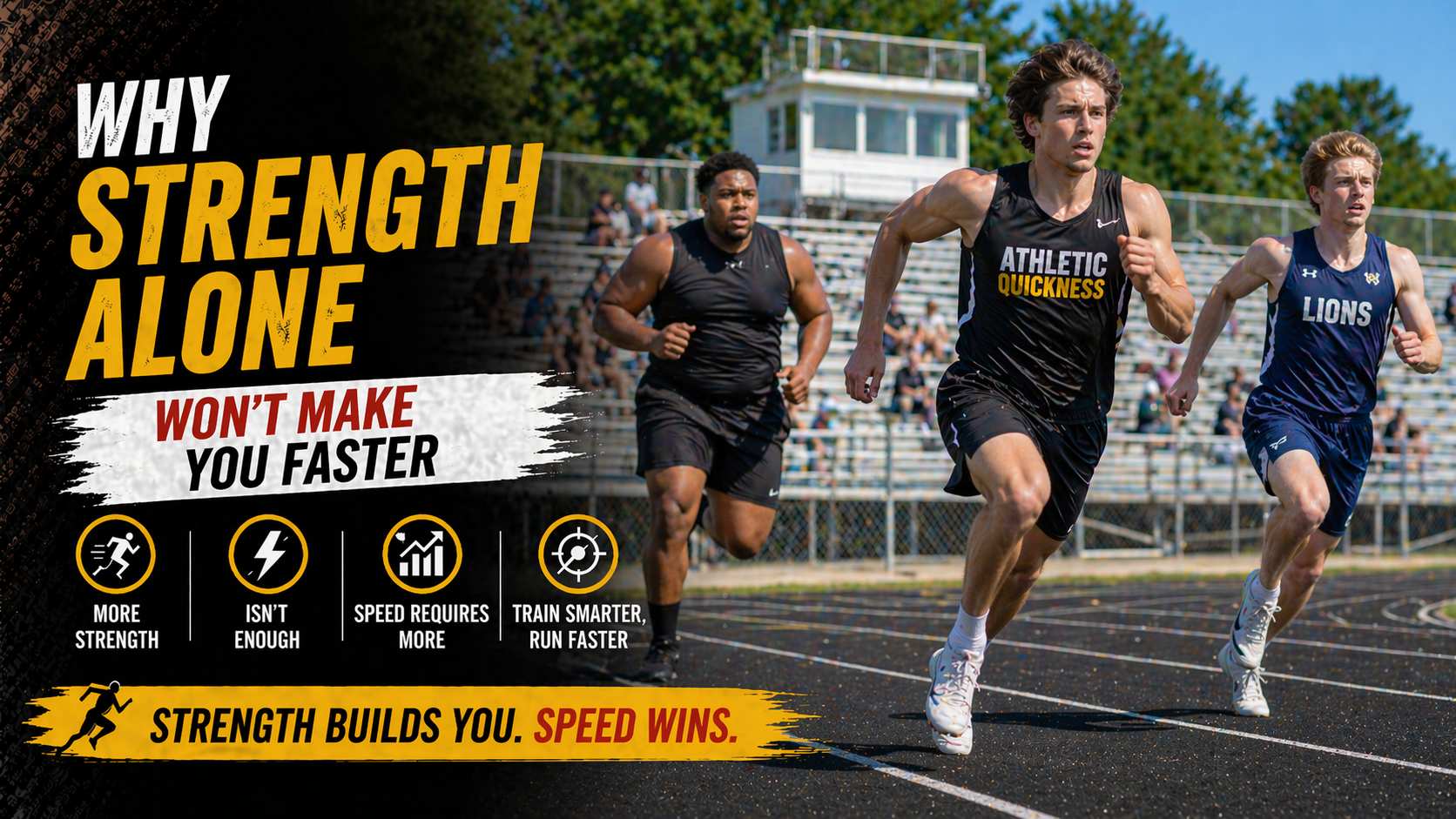 why strength alone won't make you faster