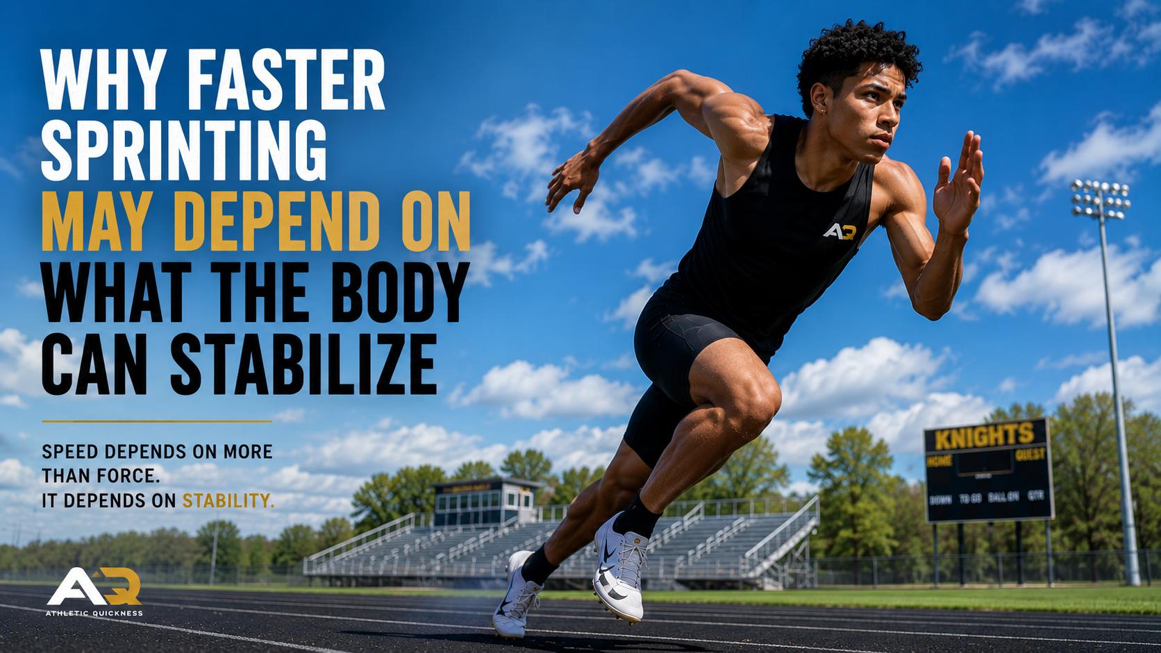 stabilize body to run faster